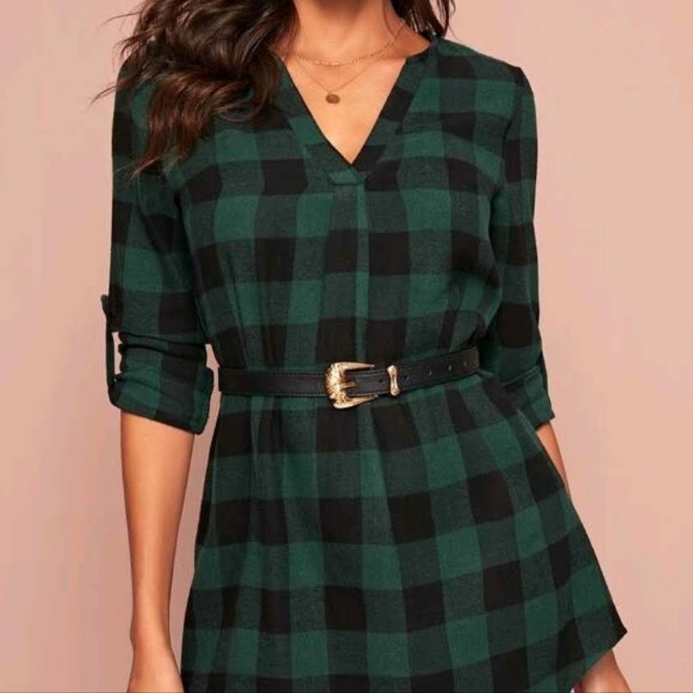 Plaid dress